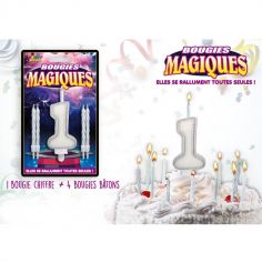 Bougies magiques – Chiffre 1