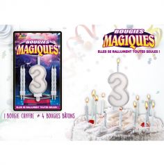 Bougies magiques – Chiffre 3