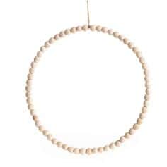Anneau de perles en bois pour mariage | jourdefete.com