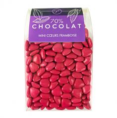 Dragées Mini Coeurs Chocolat 500 gr – Framboise