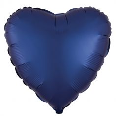ballon-coeur-satin-bleu | jourdefete.com
