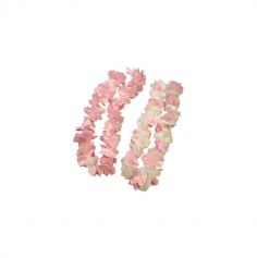 Collier Hawaïen de Fleurs de 9 cm - Couleur au Choix