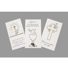 Lot de 6 cartes de remerciements pour communion | jourdefete.com