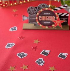 Confettis de Table 50 Pièces - Cinéma Hollywood