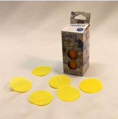 confettis-jaune-table-decoration | jourdefete.com