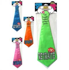 Cravate Géante Retraite - Coloris au Choix