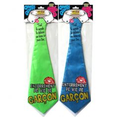 Cravate Géante Enterrement de vie de Garçon - Coloris au Choix