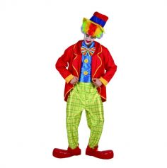 deguisement de clown pour adulte avec chapeau veste nœud papillon et pantalon | jourdefete.com