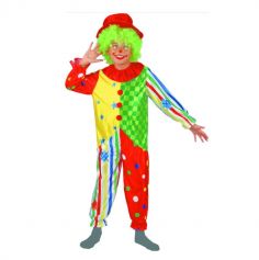 Déguisement Clown Multicolore - Enfant - Taille au choix