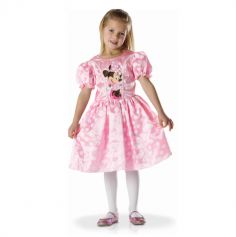 deguisement de Minnie robe rose satinée pour fille | jourdefete.com