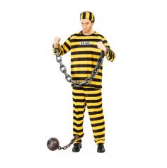 deguisement de prisonnier dalton homme taille au choix | jourdefete.com