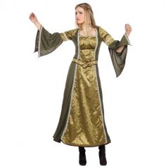 Déguisement Femme - Robe de Châtelaine Médiévale - Taille au Choix | jourdefete.com