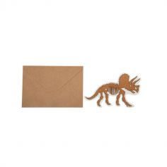 4 invitations dinosaure collection dinosaure kraft | jourdefete.com