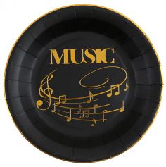 assiettes-musique-disque-or
