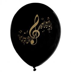 ballon-note-musique-noir-anniversaire|jourdefete.com