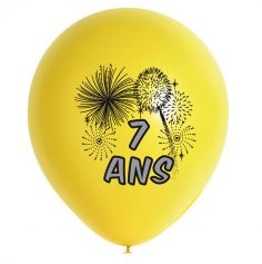 10 Ballons de Baudruche multicolore 7 ans 