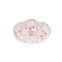 ballons-anniversaire-glitz-rose-gold-decoration-salle | jourdefete.com