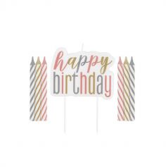 bougies-anniversaire-happy-birthdays-glitz | jourdefete.com