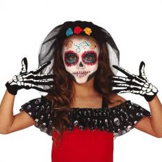 paire de gants de squelette pour enfant | jourdefete.com