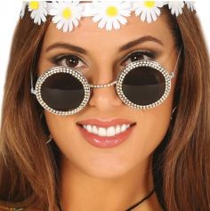lunettes rondes brillantes pour adulte | jourdefete.com