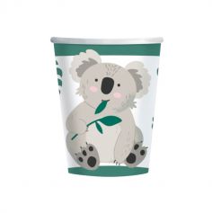 8 gobelets en carton collection koala | jourdefete.com