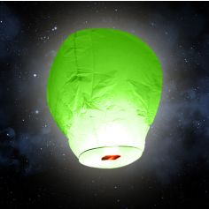 Lanterne volante "ballon" - Vert