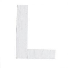 Lettre L en Bois Blanc - 5 cm