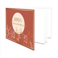 Livre d'Or - Joyeux Anniversaire - Collection Terracotta | jourdefete.com