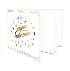 Livre d'Or - Joyeux Anniversaire - Collection Confettis | jourdefete.com