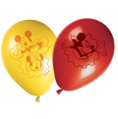Lot de 8 ballons de baudruche Mickey Mouse ®