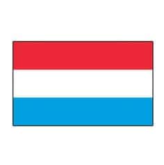 Lot de 10 drapeaux - Luxembourg