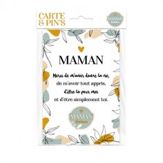 Carte et Pin's Maman d'amour