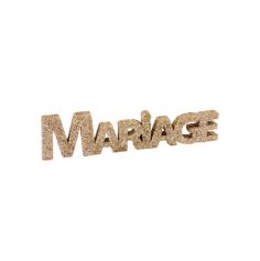 Mot Mariage à Poser - Paillettes Rose Gold | jourdefete.com