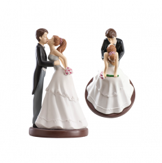 Figurines pour gâteau de mariage - Bisou