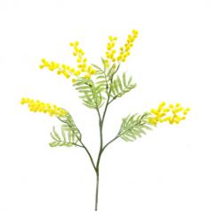 branche de mimosa artificiel 85 cm | jourdefete.com