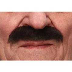 Moustache fournie "Clark" - Brun