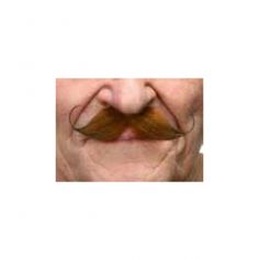 Moustache "Super Dandy" - Brun Roux