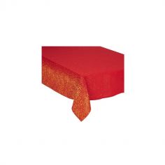 Nappe imprimée Léopard Rouge - 240 cm - Couleur au Choix