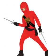 Déguisement enfant ninja rouge