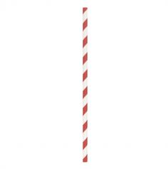 10 pailles en papier à rayures blanches et rouges | jourdefete.com