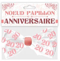 Nœud Papillon - Anniversaire - Femme - Age au Choix