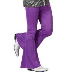 Pantalon Disco Violet pour Homme - Taille au Choix