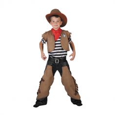 Déguisement complet de cowboy pour Enfant - Taille au choix