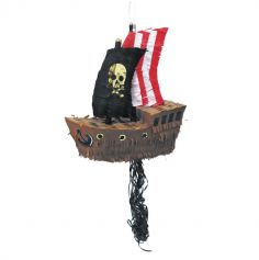Piñata à tirer - Bateau de Pirate | jourdefete.com