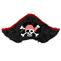 piñata à tirer chapeau de pirate de 50 cm | jourdefete.com