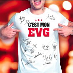 T-Shirt à dédicacer "C'est mon EVG"