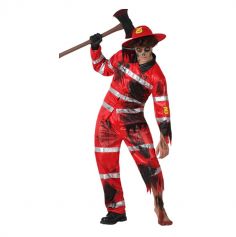 Pompier-zombie-homme-Taille-au-choix | jourdefete.com