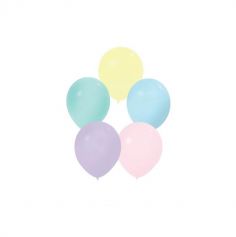 10 ballons en latex pastels | jourdefete.com