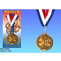 Médaille d'Or Anniversaire 40 Ans