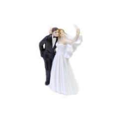 Figurines pour gâteau de mariage - Selfie de couple